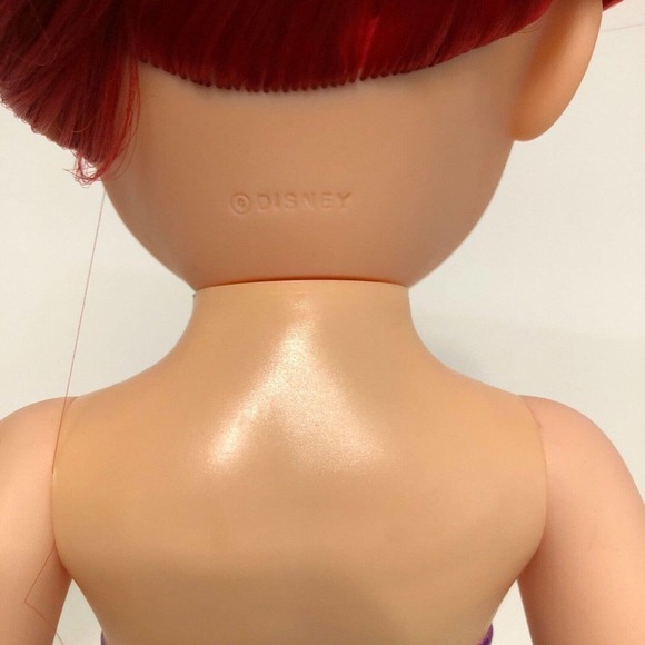 Tolly Tots Limited Little Mermaid Ariel Doll Animator Face Stands Display 14" - Picture 5 of 12